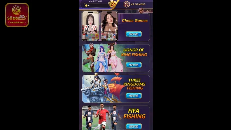 3 Phòng Chơi Đa Dạng Trong KS Game Bài Tại SODO