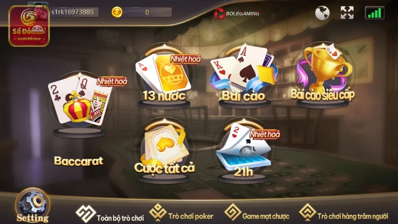 Game Cược Tất Cả Siêu Cuốn Hút Trong Bole Game Bài Tại Sodo
