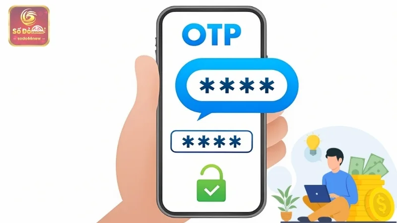 Hệ thống sẽ gửi mã OTP để thực hiện giao dịch an toàn