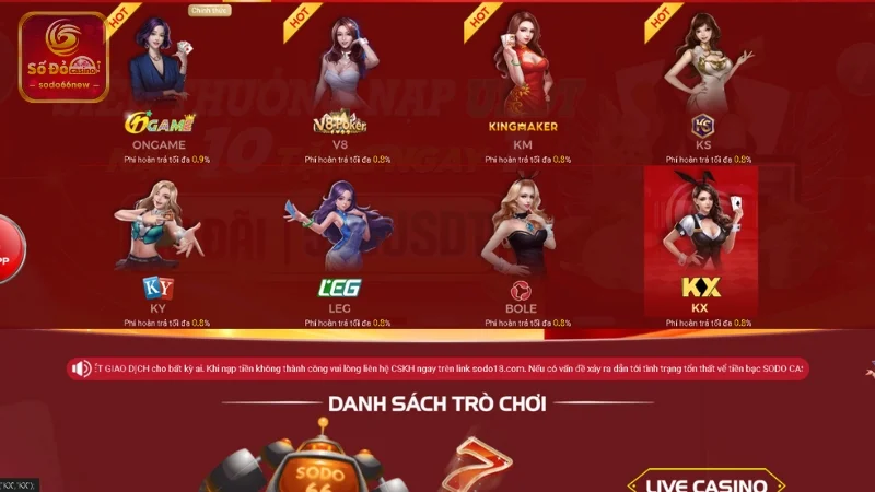 Tổng Quan Về KX Game Bài Tại SODO