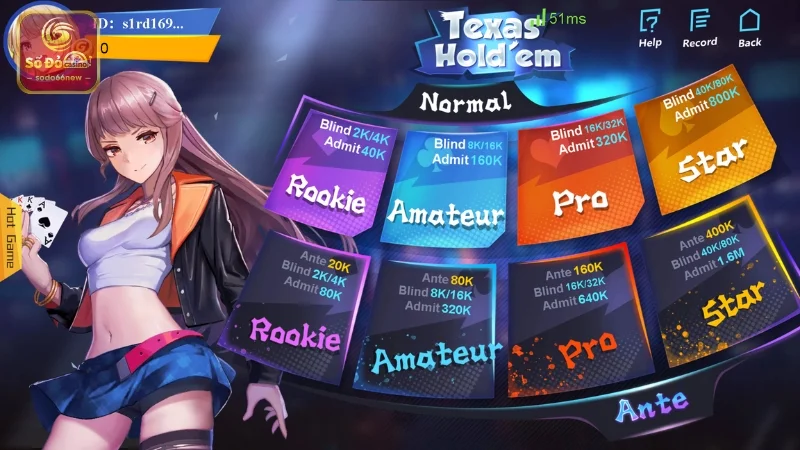Tựa Game Texas Hold’em Poker Trong KX Game Bài Tại SODO