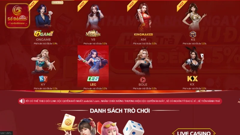 Vài Nét Về Sảnh LEG Game Bài Tại SODO